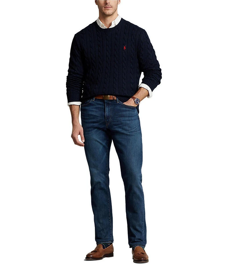 Polo Ralph Lauren Big & Tall Cable Knit Cotton Sweater