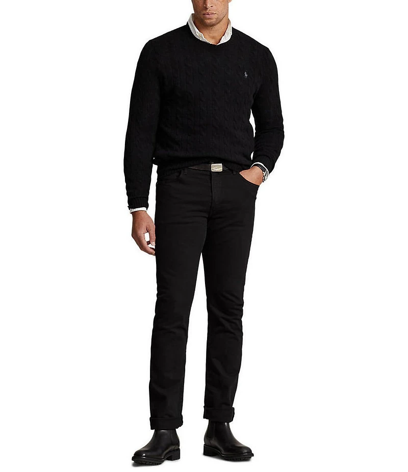 Polo Ralph Lauren Big & Tall Cable-Knit Wool-Cashmere Sweater