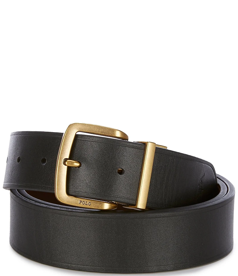Polo Ralph Lauren Big & Tall Casual Reversible Leather Belt