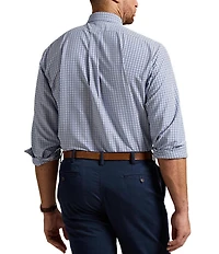 Polo Ralph Lauren Big & Tall Checked Classic Fit Performance Stretch Oxford Long Sleeve Woven Shirt