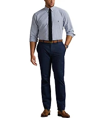 Polo Ralph Lauren Big & Tall Checked Classic Fit Performance Stretch Oxford Long Sleeve Woven Shirt