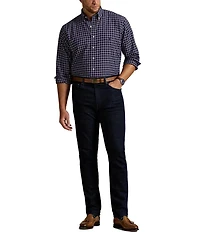 Polo Ralph Lauren Big & Tall Checked Classic Fit Performance Stretch Oxford Long Sleeve Woven Shirt