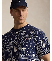 Polo Ralph Lauren Big & Tall Classic Fit Bandana Print Short Sleeve T-Shirt