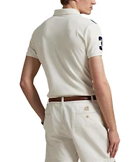Polo Ralph Lauren Big & Tall Classic Fit Big Pony Diagonal Stripe Mesh Short Sleeve Polo Shirt