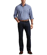 Polo Ralph Lauren Big & Tall Classic Fit Checked Stretch Poplin Long Sleeve Woven Shirt