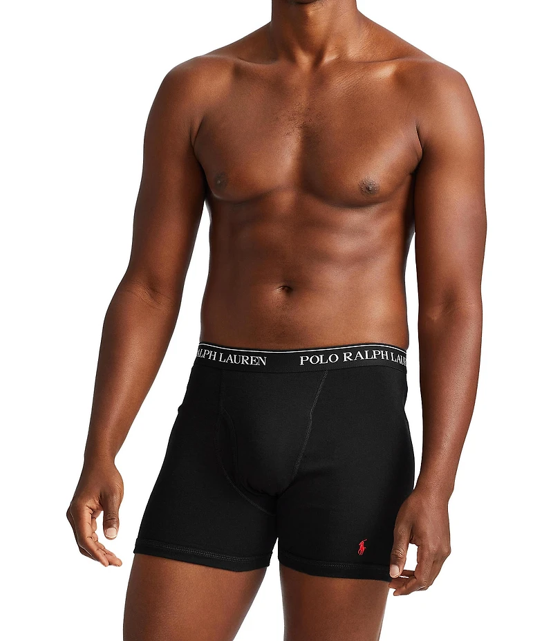 Polo Ralph Lauren Big & Tall Classic Fit Cotton Boxer Briefs 3-Pack