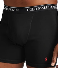 Polo Ralph Lauren Big & Tall Classic Fit Cotton Boxer Briefs 3-Pack