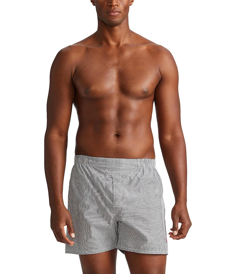 Polo Ralph Lauren Big & Tall Classic-Fit Cotton Woven Boxers 3-Pack