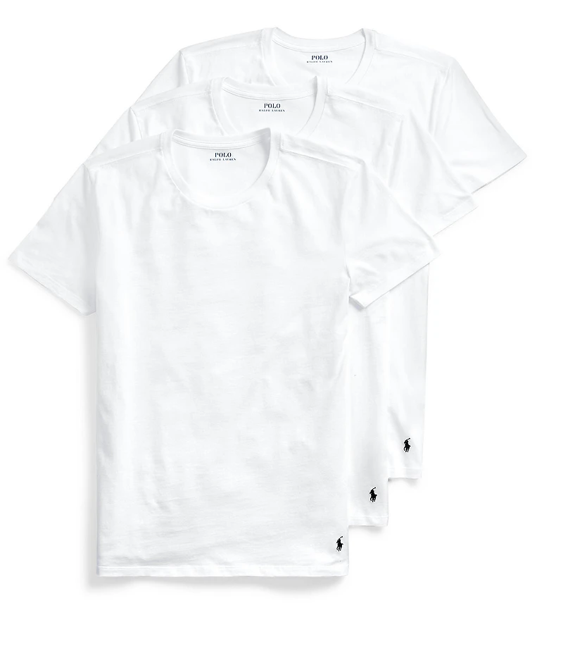 Polo Ralph Lauren Big & Tall Classic Fit Crew 3-Pack T-Shirts