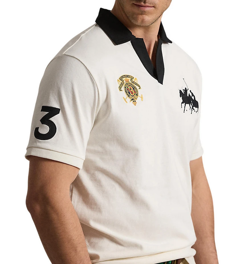 Polo Ralph Lauren Big & Tall Classic Fit Dual Player Mesh Short Sleeve Polo Shirt