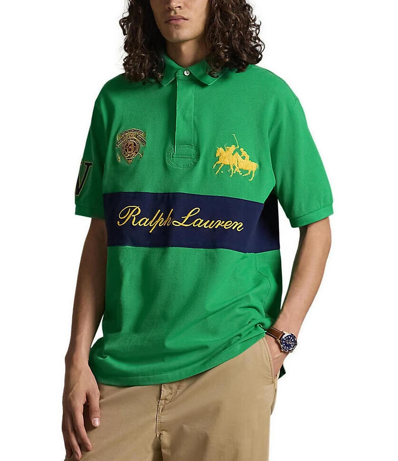 Polo Ralph Lauren Big & Tall Classic Fit Dual Player Mesh Short Sleeve Polo Shirt