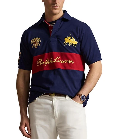 Polo Ralph Lauren Big & Tall Classic Fit Dual Player Mesh Short Sleeve Polo Shirt