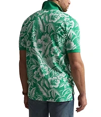 Polo Ralph Lauren Big & Tall Classic Fit Floral Print Mesh Short Sleeve Polo Shirt