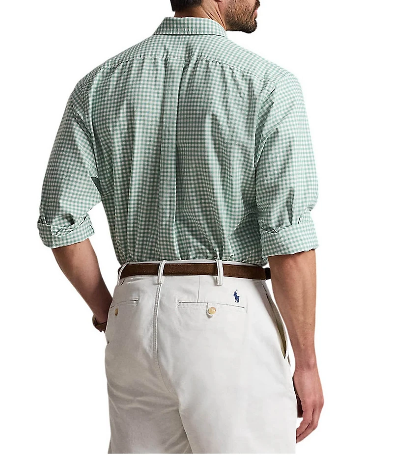 Polo Ralph Lauren Big & Tall Classic Fit Gingham Oxford Long Sleeve Woven Shirt
