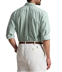 Polo Ralph Lauren Big & Tall Classic Fit Gingham Oxford Long Sleeve Woven Shirt