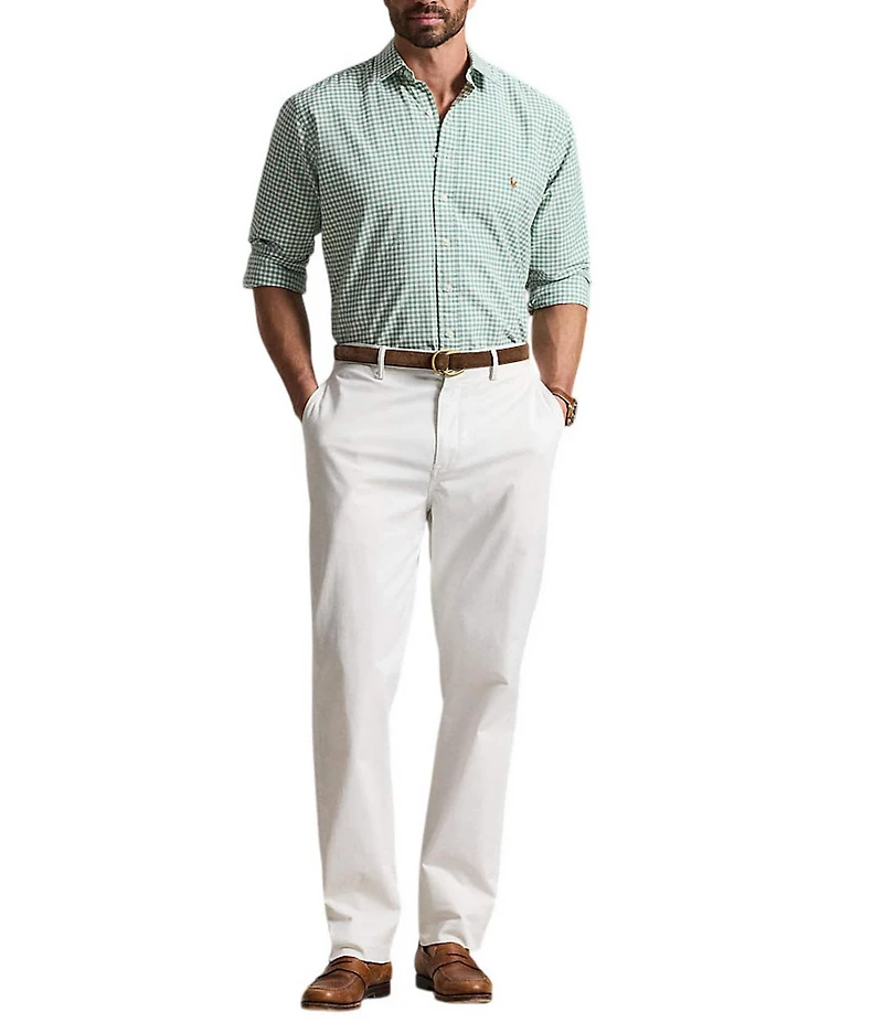 Polo Ralph Lauren Big & Tall Classic Fit Gingham Oxford Long Sleeve Woven Shirt