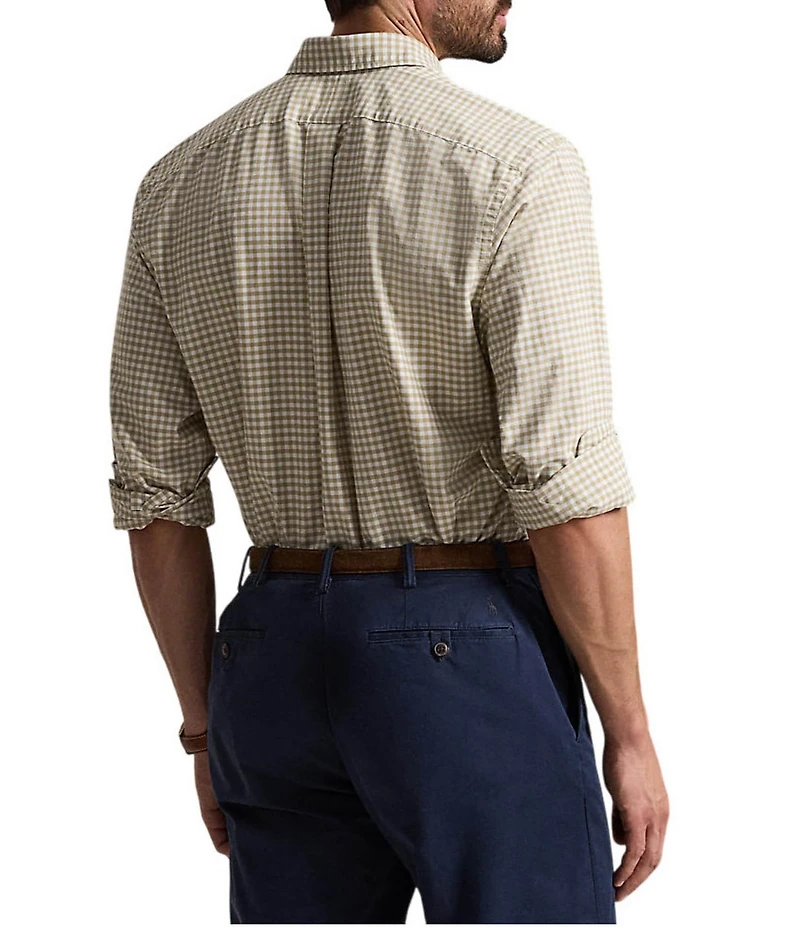 Polo Ralph Lauren Big & Tall Classic Fit Gingham Oxford Long Sleeve Woven Shirt
