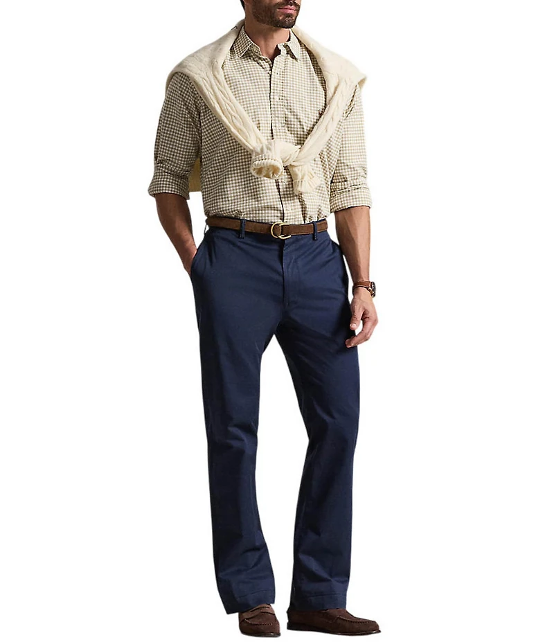 Polo Ralph Lauren Big & Tall Classic Fit Gingham Oxford Long Sleeve Woven Shirt