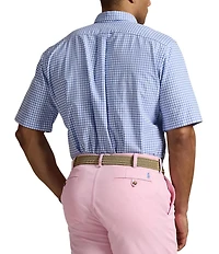 Polo Ralph Lauren Big & Tall Classic Fit Gingham Short Sleeve Oxford Shirt