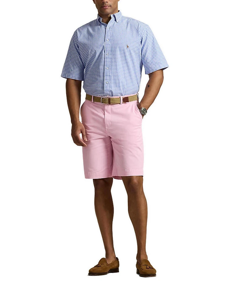 Polo Ralph Lauren Big & Tall Classic Fit Gingham Short Sleeve Oxford Shirt