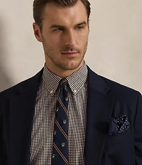 Polo Ralph Lauren Big & Tall Classic Fit Gingham Stretch Poplin Long Sleeve Woven Shirt