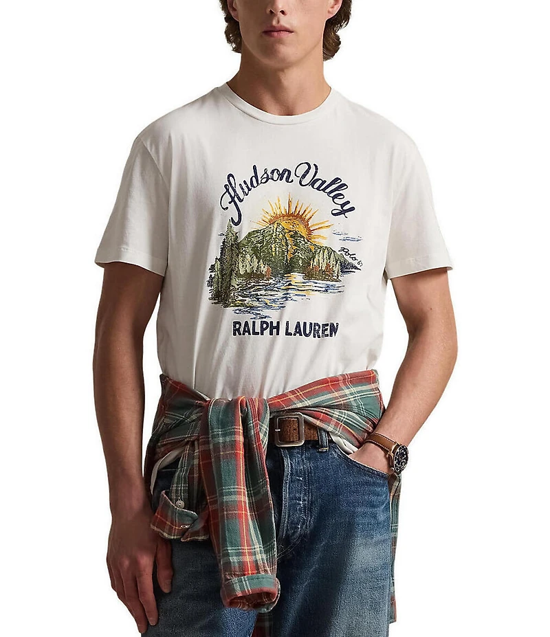 Polo Ralph Lauren Big & Tall Classic Fit Graphic Jersey Short Sleeve T-Shirt