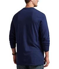 Polo Ralph Lauren Big & Tall Classic Fit Hudson Valley Polo Bear Jersey Long Sleeve T-Shirt