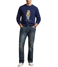 Polo Ralph Lauren Big & Tall Classic Fit Hudson Valley Polo Bear Jersey Long Sleeve T-Shirt