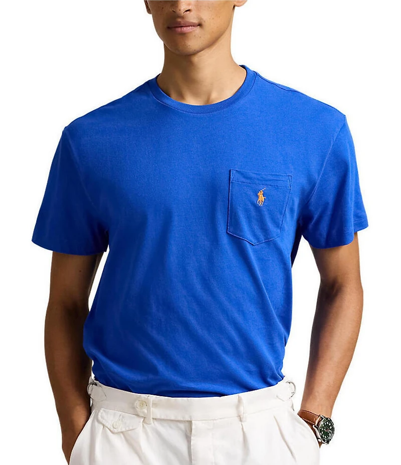 Polo Ralph Lauren Big & Tall Classic Fit Jersey Pocket Crewneck T-Shirt