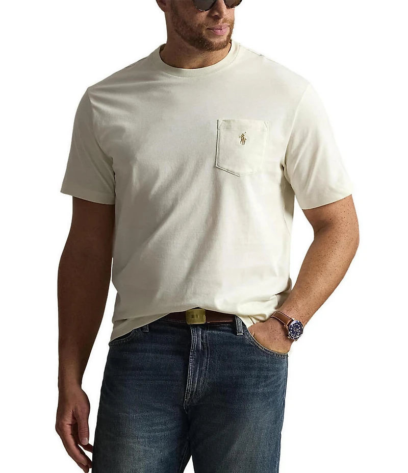 Polo Ralph Lauren Big & Tall Classic Fit Jersey Pocket Crewneck T-Shirt