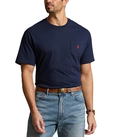 Polo Ralph Lauren Big & Tall Classic Fit Jersey Pocket Crewneck T-Shirt