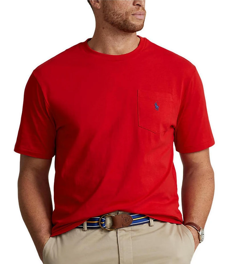 Polo Ralph Lauren Big & Tall Classic Fit Jersey Pocket Crewneck T-Shirt