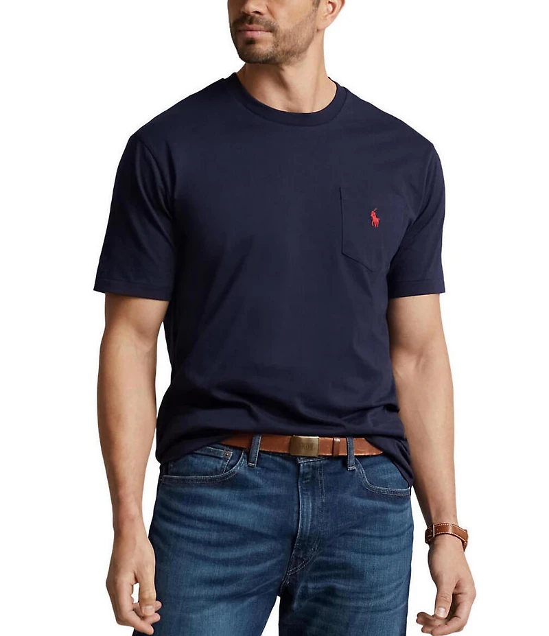 Polo Ralph Lauren Big & Tall Classic Fit Jersey Pocket Crewneck T-Shirt