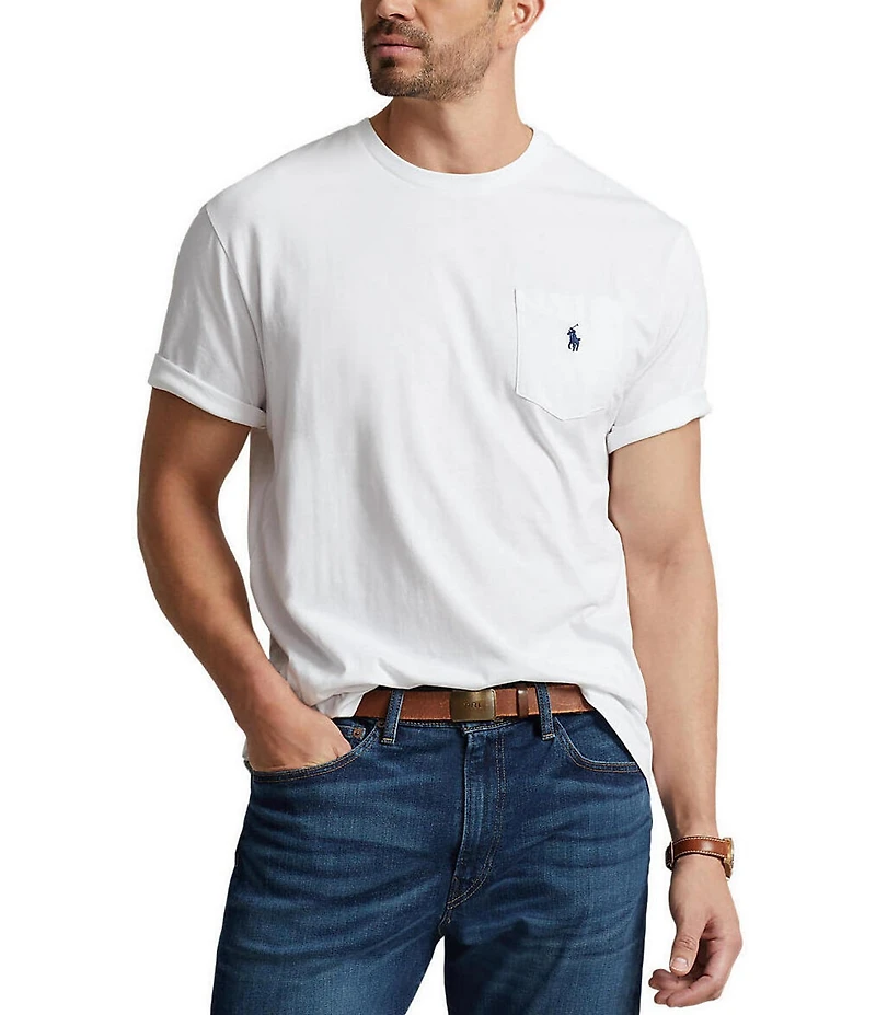 Polo Ralph Lauren Big & Tall Classic Fit Jersey Pocket Crewneck T-Shirt