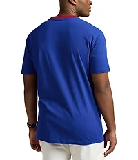 Polo Ralph Lauren Big & Tall Classic Fit Letterman-Logo Graphic Short Sleeve T-Shirt
