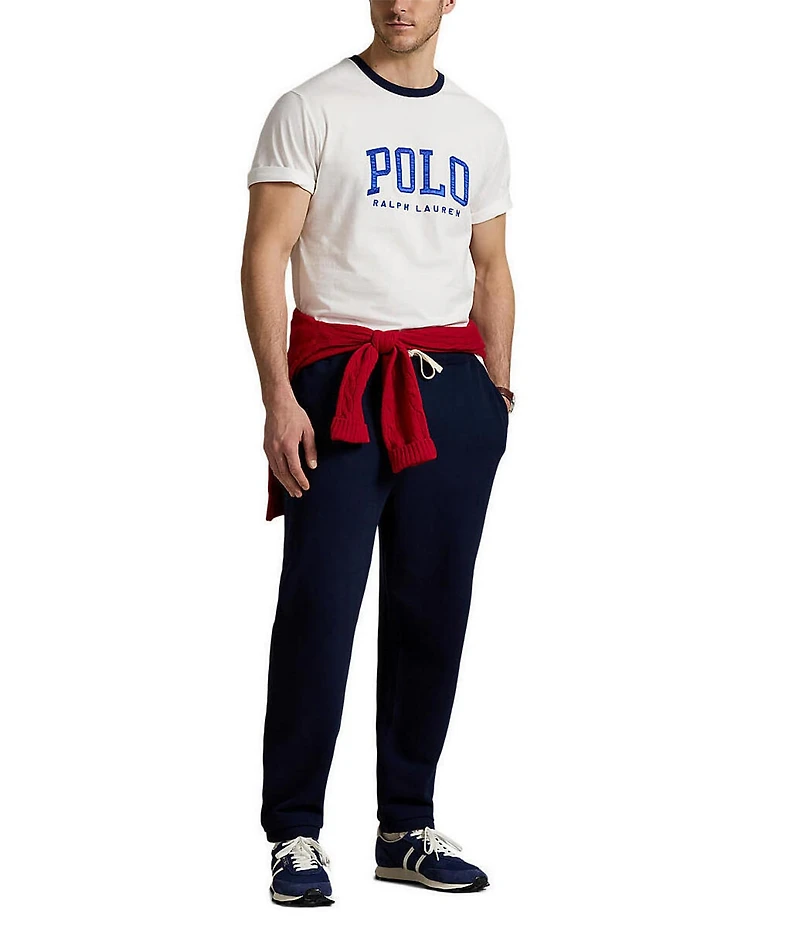 Polo Ralph Lauren Big & Tall Classic Fit Letterman-Logo Graphic Short Sleeve T-Shirt
