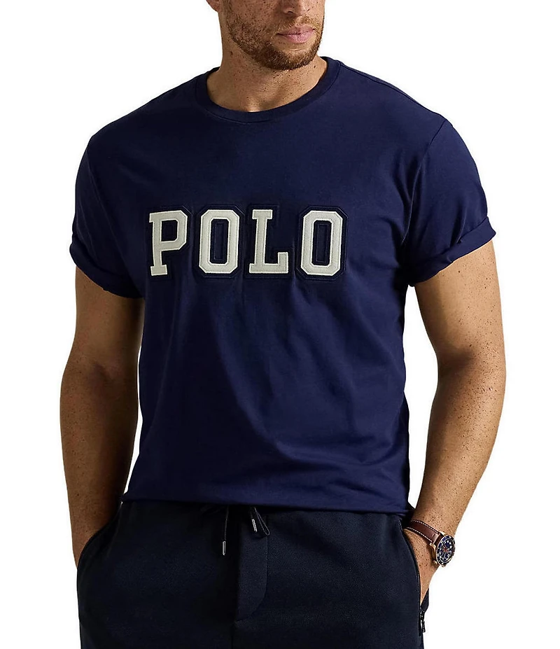 Polo Ralph Lauren Big & Tall Classic Fit Logo Patch Jersey Short Sleeve T-Shirt