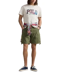 Polo Ralph Lauren Big & Tall Classic Fit Madras-Logo Jersey Short Sleeve T-Shirt