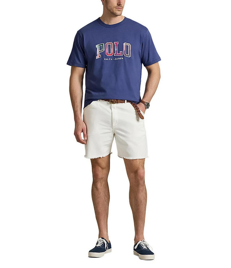 Polo Ralph Lauren Big & Tall Classic Fit Madras-Logo Jersey Short Sleeve T-Shirt