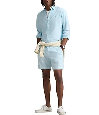 Polo Ralph Lauren Big & Tall Classic Fit Mineral-Dyed Oxford Long Sleeve Woven Shirt