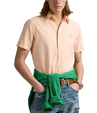 Polo Ralph Lauren Big & Tall Classic Fit Mineral-Dyed Oxford Short Sleeve Woven Shirt