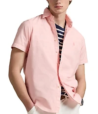 Polo Ralph Lauren Big & Tall Classic Fit Mineral-Dyed Oxford Short Sleeve Woven Shirt
