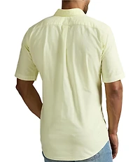 Polo Ralph Lauren Big & Tall Classic Fit Mineral-Dyed Oxford Short Sleeve Woven Shirt
