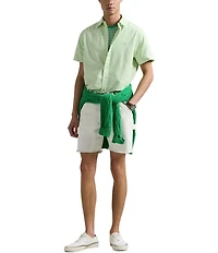 Polo Ralph Lauren Big & Tall Classic Fit Mineral-Dyed Oxford Short Sleeve Woven Shirt