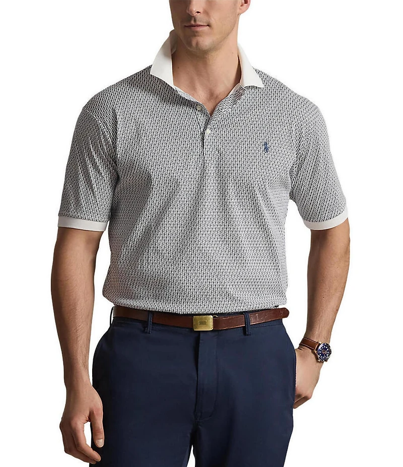 Polo Ralph Lauren Big & Tall Classic Fit Mini Mallets Short Sleeve Polo Shirt