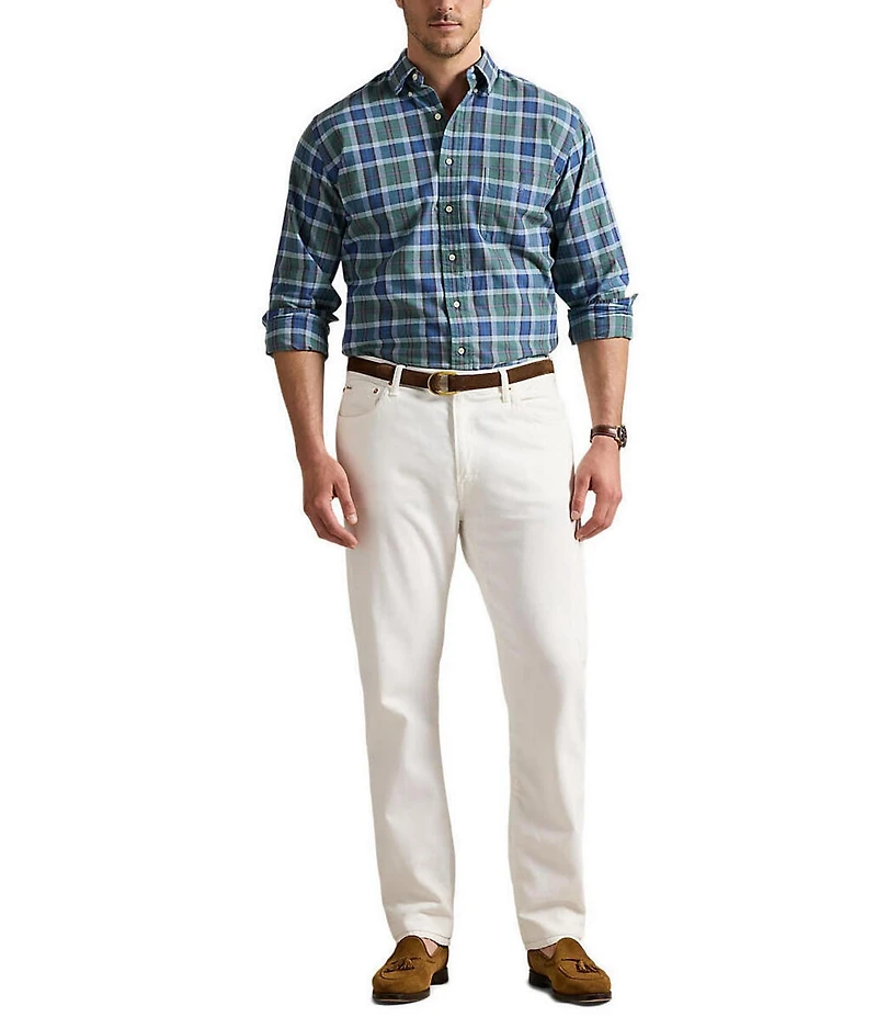 Polo Ralph Lauren Big & Tall Classic Fit Multi Plaid Oxford Long Sleeve Woven Shirt