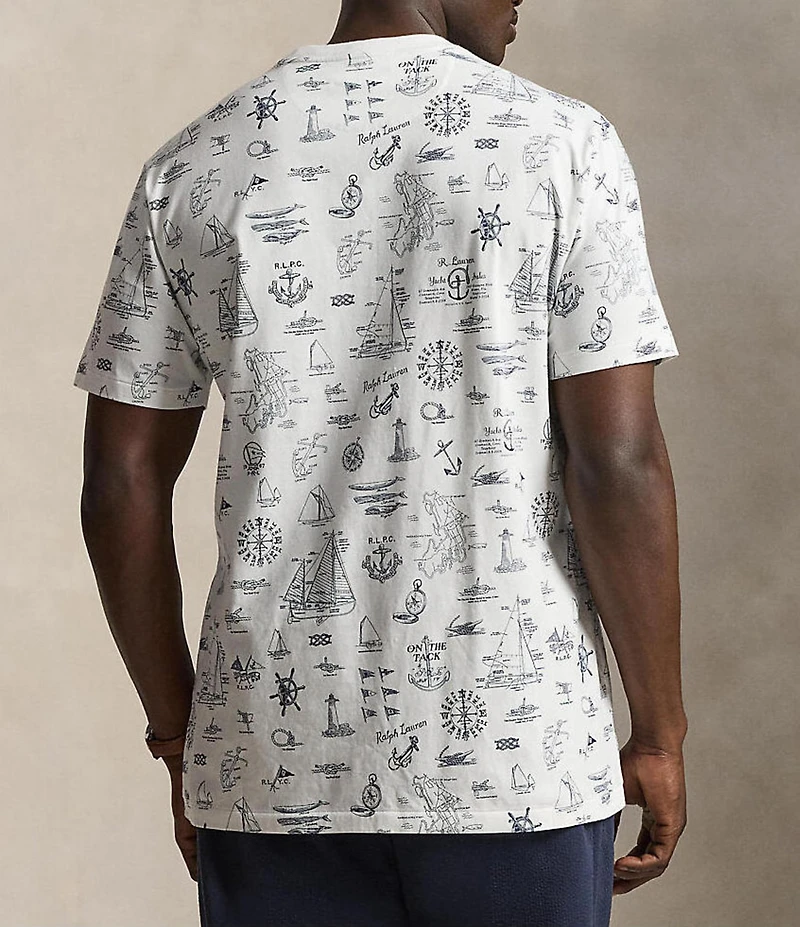 Polo Ralph Lauren Big & Tall Classic Fit Nautical Jersey Short Sleeve T-Shirt