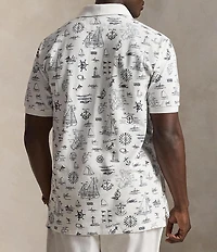 Polo Ralph Lauren Big & Tall Classic Fit Nautical Print Short Sleeve Polo Shirt