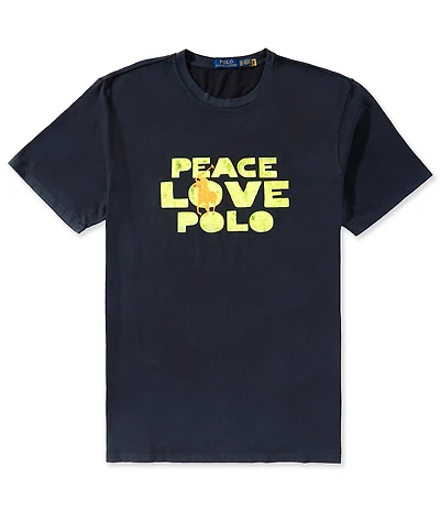Polo Ralph Lauren Big & Tall Classic Fit Peace Love Polo Short Sleeve T-Shirt