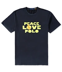 Polo Ralph Lauren Big & Tall Classic Fit Peace Love Polo Short Sleeve T-Shirt